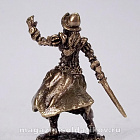 Миниатюра из бронзы Поверженные, Душелов (желтая бронза) 40 мм, Миниатюры Пятипалого