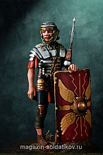 Сборная миниатюра из металла Римский легионер,I-II вв н.э. (54мм) Soldiers of Fortune - фото