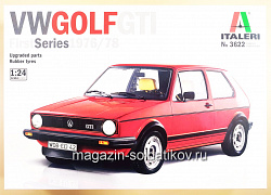 Сборная модель из пластика ИТ Авто GTI первых серий 1976/78 (1/24) Italeri