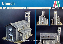 Сборная модель из пластика ИТ Церковь (1/72) Italeri