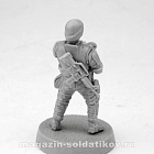 Сборная фигура из смолы Гранатометчик, серия «Наемники» 28 мм, ArmyZone Miniatures
