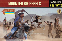 Солдатики из пластика Mounted Rif Rebels (1/72) Strelets