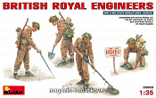 Сборные фигуры из пластика Британские королевские инженеры MiniArt (1/35) - фото