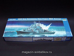 Сборная модель из пластика Корабль эсминец «Современный» пр.956 Э 1:350 Трумпетер