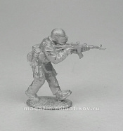 Сборные фигуры из металла Спецназ Альфа с АК в шлеме сфера, 28мм, Spectre miniatures - фото