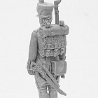 Сборная миниатюра из смолы Сержант линейной пехоты в кивере. Франция, 1806-1812 гг, 28 мм, Аванпост