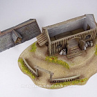 Масштабная модель в сборе и окраске Амбар с мешками 1:56, Средневековый город