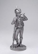 Миниатюра из олова Рядовой Каталонского батальона легкой пехоты 1807-08 гг.,54 мм EK Castings - фото