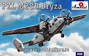 Сборная модель из пластика PZL M28B Bryza польский патрульный самолет, Amodel (1/144) - фото