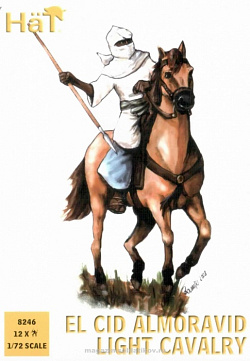 Солдатики из пластика El Cid Almoravid Light Cavalry, (1:72), Hat