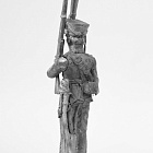 Миниатюра из олова 478 РТ Рядовой конно-егерских полков, 1813-14 гг. 54 мм, Ратник