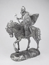 Миниатюра из металла Конный викинг, IX в, 54 мм Новый век - фото