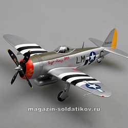Масштабная модель в сборе и окраске Самолёт P-47D 62FS, 56FG (1:48) Easy Model