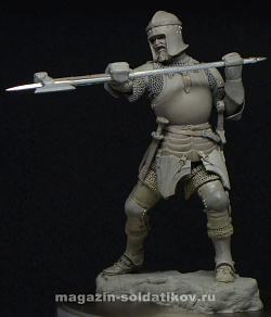 Сборная фигура из смолы Burgundian knight 15 c, 75 mm. Mercury Models