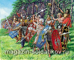 Солдатики из пластика Гальская пехота II-I вв. до н.э. (1/72) Звезда