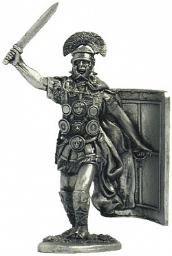 Миниатюра из металла 001. Римский центурион, 2-ой легион Августа I в н.э. EK Castings