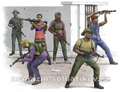 Сборные фигуры из пластика Солдаты Африканские борцы за свободу (1:35) Trumpeter
