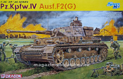 Сборная модель из пластика Д Танк Танк Pz.Kpfw.IV Ausf.F2(G) (1/35) Dragon - фото