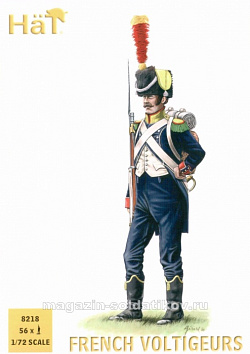 Солдатики из пластика 1808-1812 Napoleonic French Light Infantry Voltigeurs (1:72), Hat