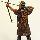 Сборная фигура из металла Archer 7 c.b.c., 54 мм, Alive history miniatures
