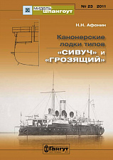 Мидель-Шпангоут №023, Афонин Н.Н. Канонерские лодки типов «Сивуч» и «Грозящий» - фото