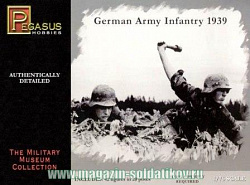 Солдатики из пластика Немецкая пехота, 1939 г, 1:76, Pegasus