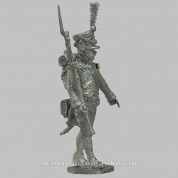 Сборная миниатюра из металла Сержант гренадерской роты, Франция 1806-1813 гг, 28 мм, Аванпост