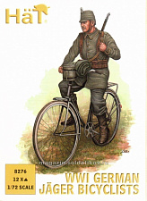 Солдатики из пластика WWI German Jaeger Bicyclists,(1:72), Hat - фото