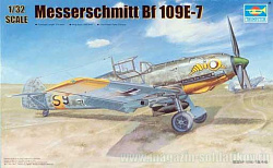 Сборная модель из пластика Самолёт Мессершмитт Bf109 E-4 (1:32) Трумпетер