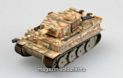 Масштабная модель в сборе и окраске Танк Tiger I (ранний), Курск, 1943г. 1:72 Easy Model - фото