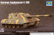 Сборная модель из пластика Танк САУ German StuG E-100 1:72 Трумпетер - фото