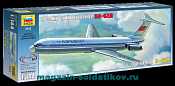 Сборная модель из пластика Самолет «Ил-62М» (1/144) Звезда - фото