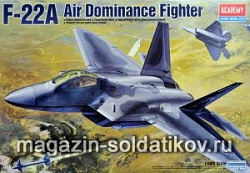 Сборная модель из пластика Самолет F-22 «Раптор» 1:48 Академия