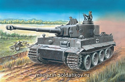 Сборная модель из пластика Немецкий тяжелый танк «Тигр» 1:72 Моделист