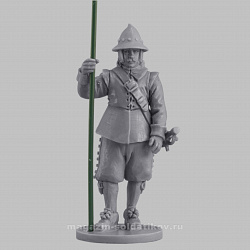 Сборная миниатюра из смолы Пикинер, Тридцатилетняя война 28 мм, Аванпост