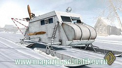 Сборная модель из пластика Советские бронированные аэросани НКЛ-16/41 АСЕ (1:72)