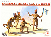 Сборные фигуры из пластика Эритрейские батальоны колониальной армии Италии 1939-1940 гг. (1/35) ICM - фото