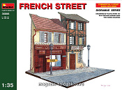 Сборная модель из пластика Французская улица MiniArt (1/35) - фото