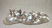 Масштабная модель в сборе и окраске Сельское кладбище, 1:56, Средневековый город - фото