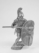 Миниатюра из олова 5206 СП Римский триарий III-II в. до н.э., 54 мм, Солдатики Публия - фото