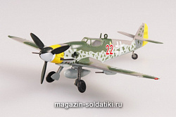 Масштабная модель в сборе и окраске Самолёт Мессершмитт BF-109G-10 1945 г. Германия 1:72 Easy Model