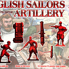 Солдатики из пластика Английские моряки-артиллеристы XVI-XVII в. (1:72) Red Box
