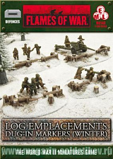 Log Emplacements - Dug In (winter) Flames of War - фото