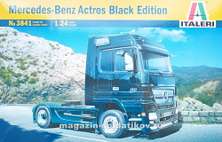 Сборная модель из пластика ИТ Грузовик Mercedes-Bens Actors Black Edition (1/24) Italeri