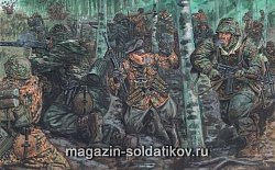 Солдатики из пластика ИТ Немецкая элитная пехота (ВМВ) (1:32) Italeri