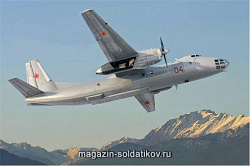 Сборная модель из пластика Антонов Aн-30 Советский самолет Amodel (1/72)