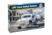 Сборная модель из пластика ИТ Автомобиль LMV LINCE, ООН (1/35) Italeri - фото