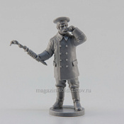 Сборная миниатюра из смолы Матрос-артиллерист, 28 мм, Аванпост - фото