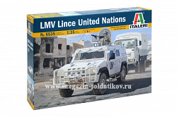 Сборная модель из пластика ИТ Автомобиль LMV LINCE, ООН (1/35) Italeri