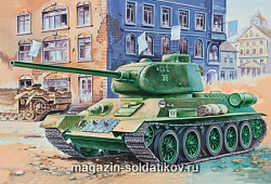 Сборная модель из пластика Средний танк Т-34/85 (1/35) Восточный экспресс